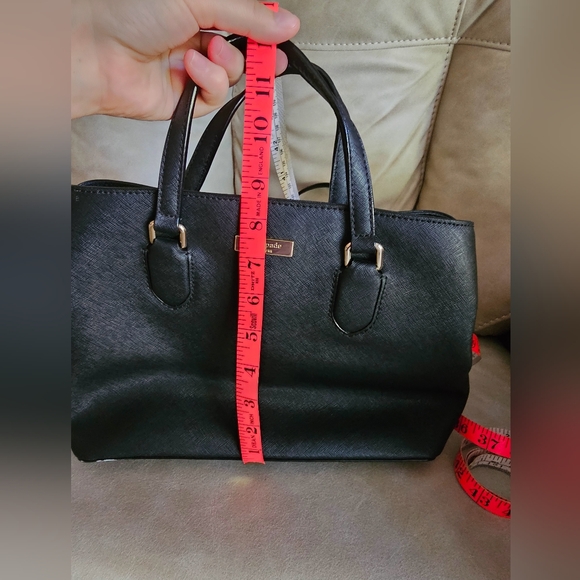 Kate Spade black saffiano leather crossbody shoulder bag - Picture 12 of 13